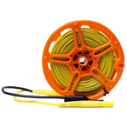 Кабел/макара/ с банан щекер 50m екраниран WAPRZ050YEBBSZE Sonel