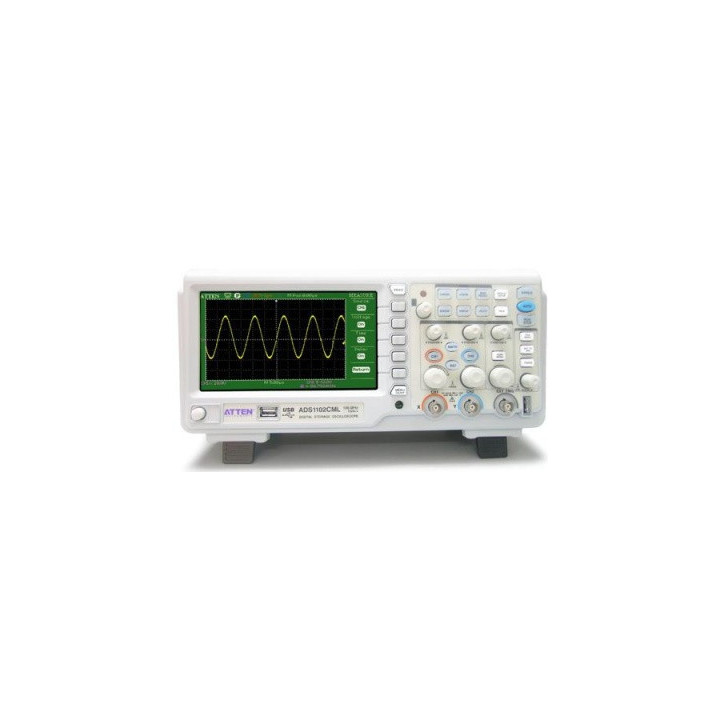 Цифров осцилоскоп ADS1102CAL 100MHz, 7`` COLOR LCD, 1Gs/s, Atten