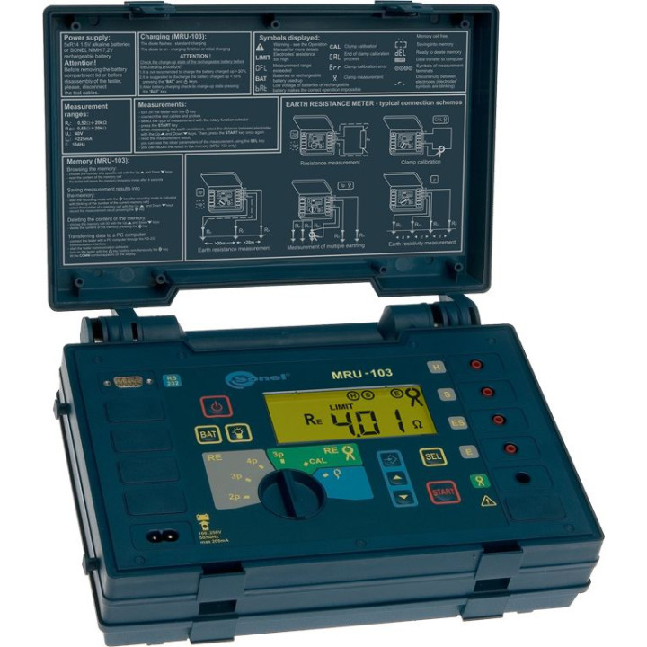 Уред за земно съпротивление MRU103 Sonel