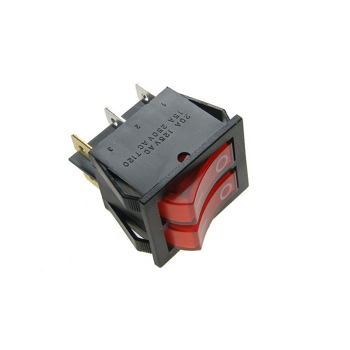 Ключ IRS2101-1C -15A 250VAC ON-OFF светещ Jietong