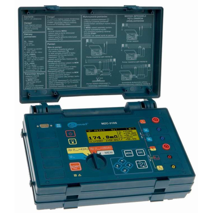 Импеданс контур-фаза нула MZC-310S CAT IV 300V Sonel