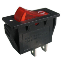 Ключ MIRS101-2C3 6.5A 220V ON-OFF светещ син ключ Jietong